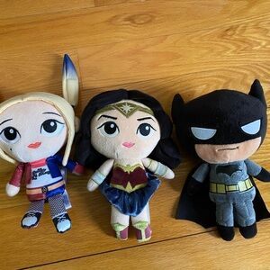 Lot of 3 DC plush toys